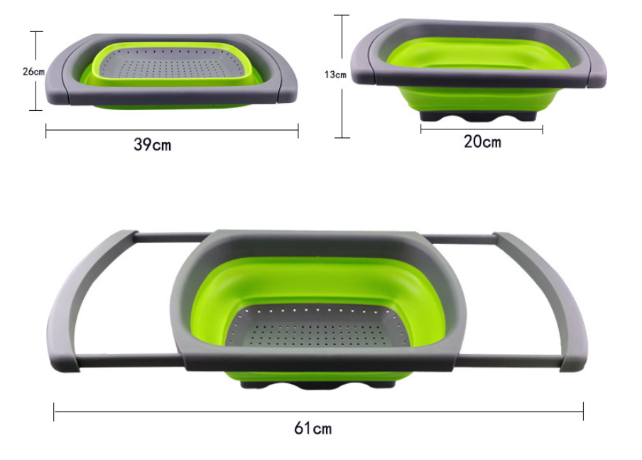 The Quick-Strain: Collapsible Kitchen Colander
