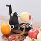 The Peel Pilot: Hand Crank Apple and Pear Peeler