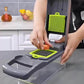 The Perfect Cut: 12-in-1 Vegetable Chopper and Mandolin Slicer